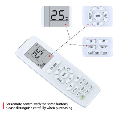 YAP1F For GREE A/C Air Conditioner Replace Remote Control YB1F2 YB1FA