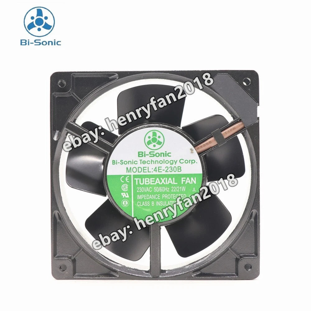 Bi-sonic 4E-230B Axial Fan 230V 22/21W 120*120*38MM All-Metal Cooling Fan