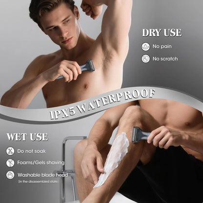 Manscape Ball Trimmer for Men,Body& Pubic Hair and Groin Black