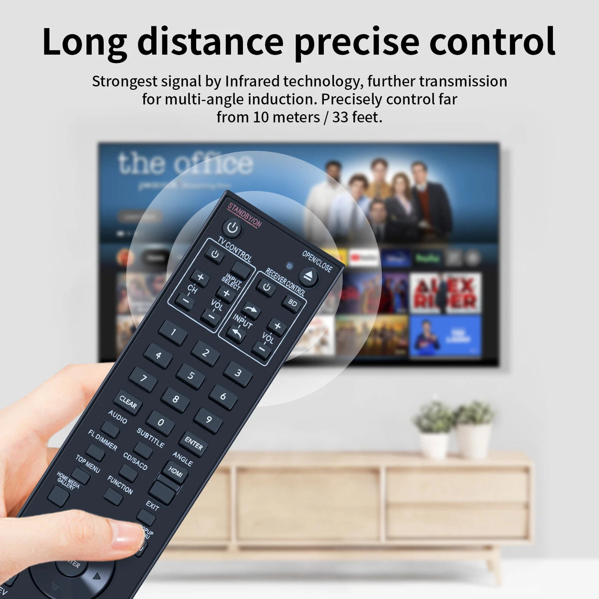 RC-2930 Remote Control For Pioneer Player BDP-05FD BDP-150-K