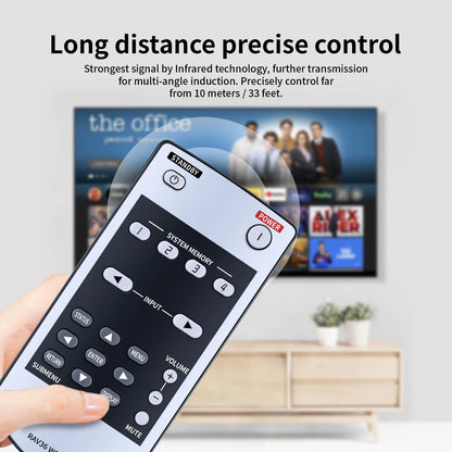 For Yamaha RAV36 WP33720 Receiver Remote Control RX-V3900 RX-V3900BL RX-Z7