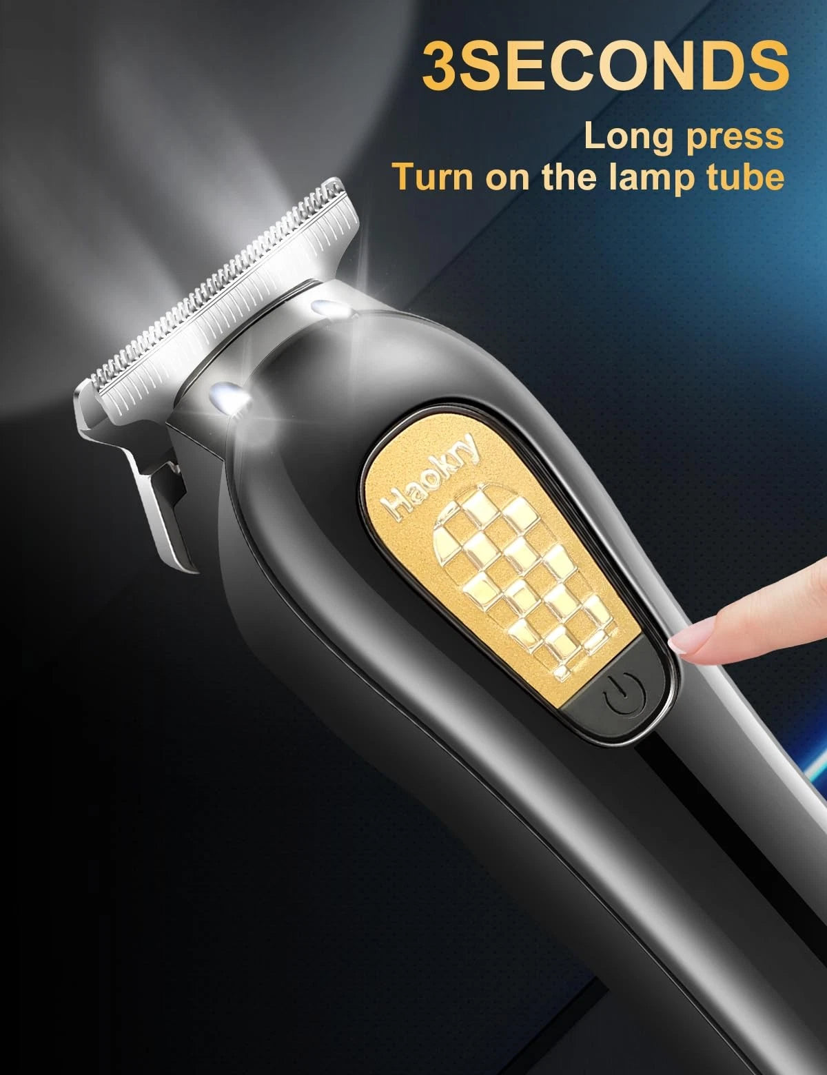 Haokry Hair Clippers & Trimmer for Men,Professional Barber and Black
