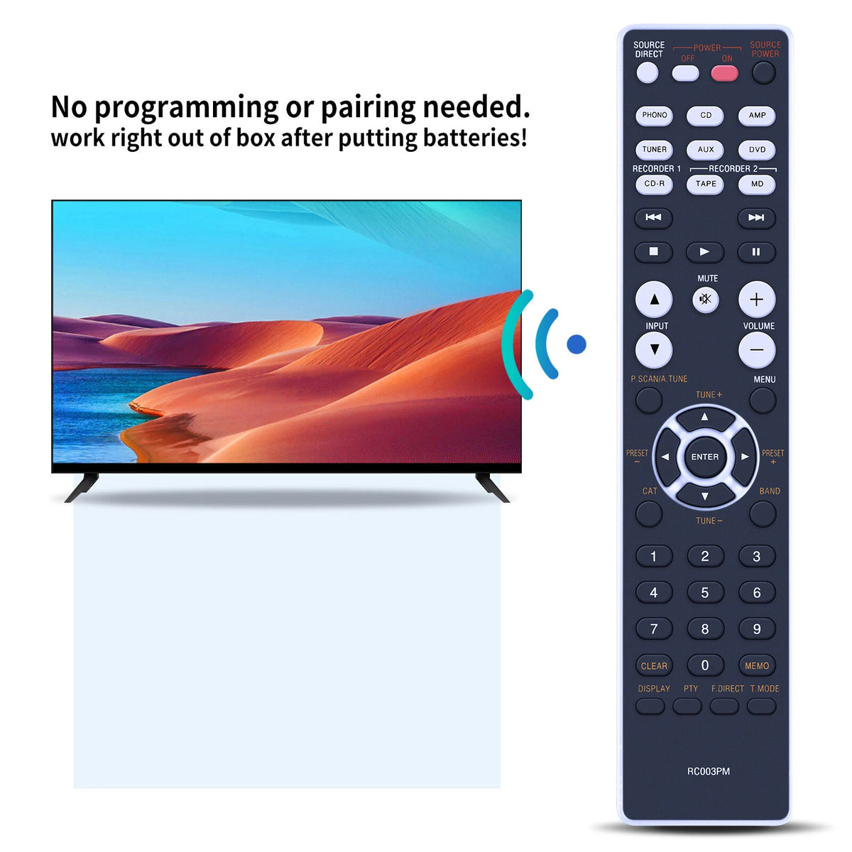 RC003PM Remote Control For Marantz Audio Amplifier PM6003 PM7003 RC003PMSA