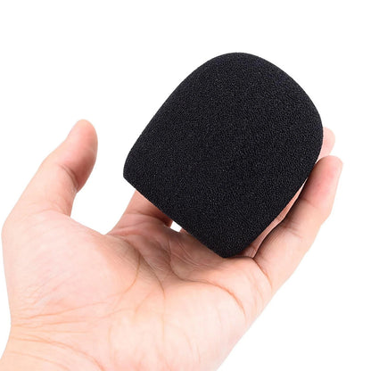 Mudder 5 Pack Foam Mic Cover Handheld Microphone Windscreen 171.5 cc, Black