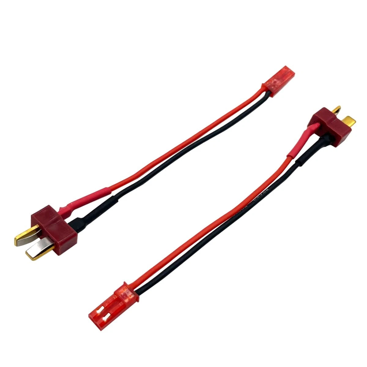 2Pairs T Plug to JST Connector Male Female with 20AWG 10cm Silicone Cable...