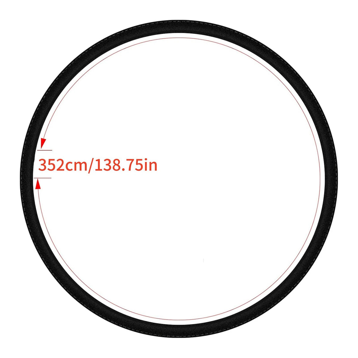 1 * 352cm/138.75in Mower Deck Belt For Husqvarna: GTH 264T, YTH 2348, YTH 2448T