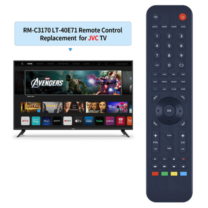 RM-C3170 Remote Control For JVC FULL HD LED TV LT-40E71 LT40E71 LT-19E33B