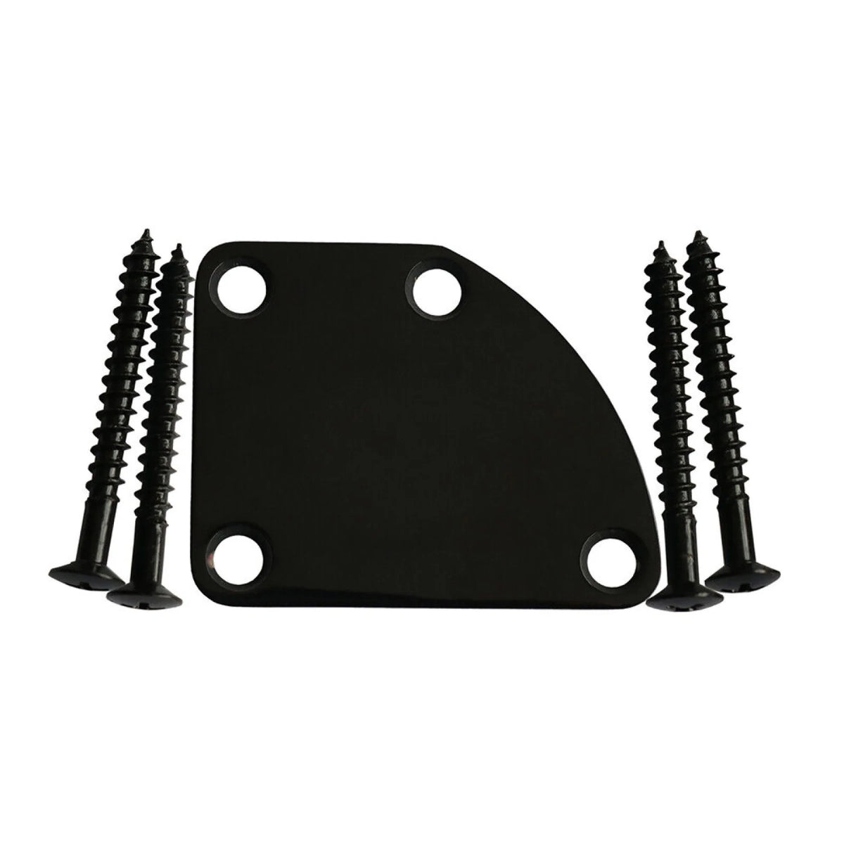 4-Hole Electric Guitar Neck Plate Cutaway Neck Joint Plate for Strat Tele Bass d