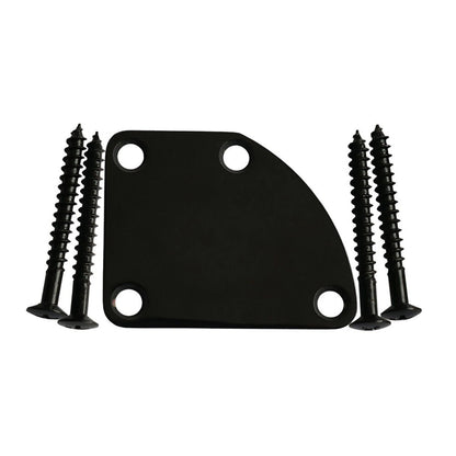 4-Hole Electric Guitar Neck Plate Cutaway Neck Joint Plate for Strat Tele Bass d