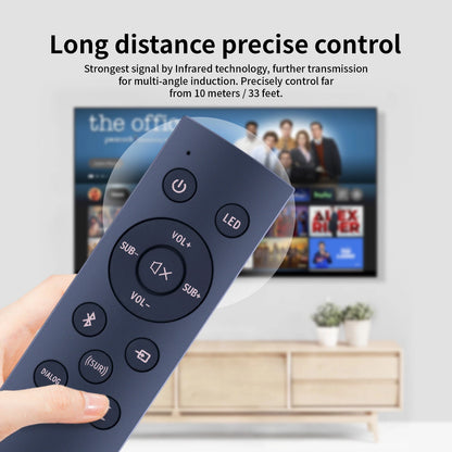 Remote Control For Klipsch 1067744 Soundbar R-4B II 1067420 R-4BII