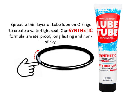LubeTube 4oz O-Ring Grease – Stops Leaks on Pump & Filter Seals – 1 Pack