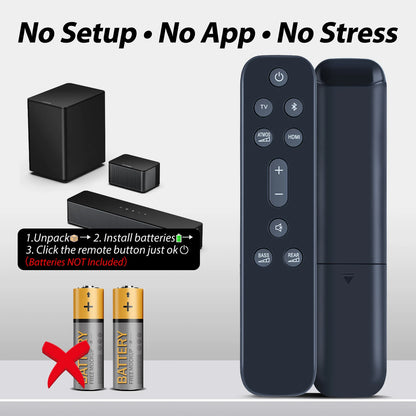 For JBL 9.1 Channel Sound Bar System JBLBAR913DBLKAM Remote Control