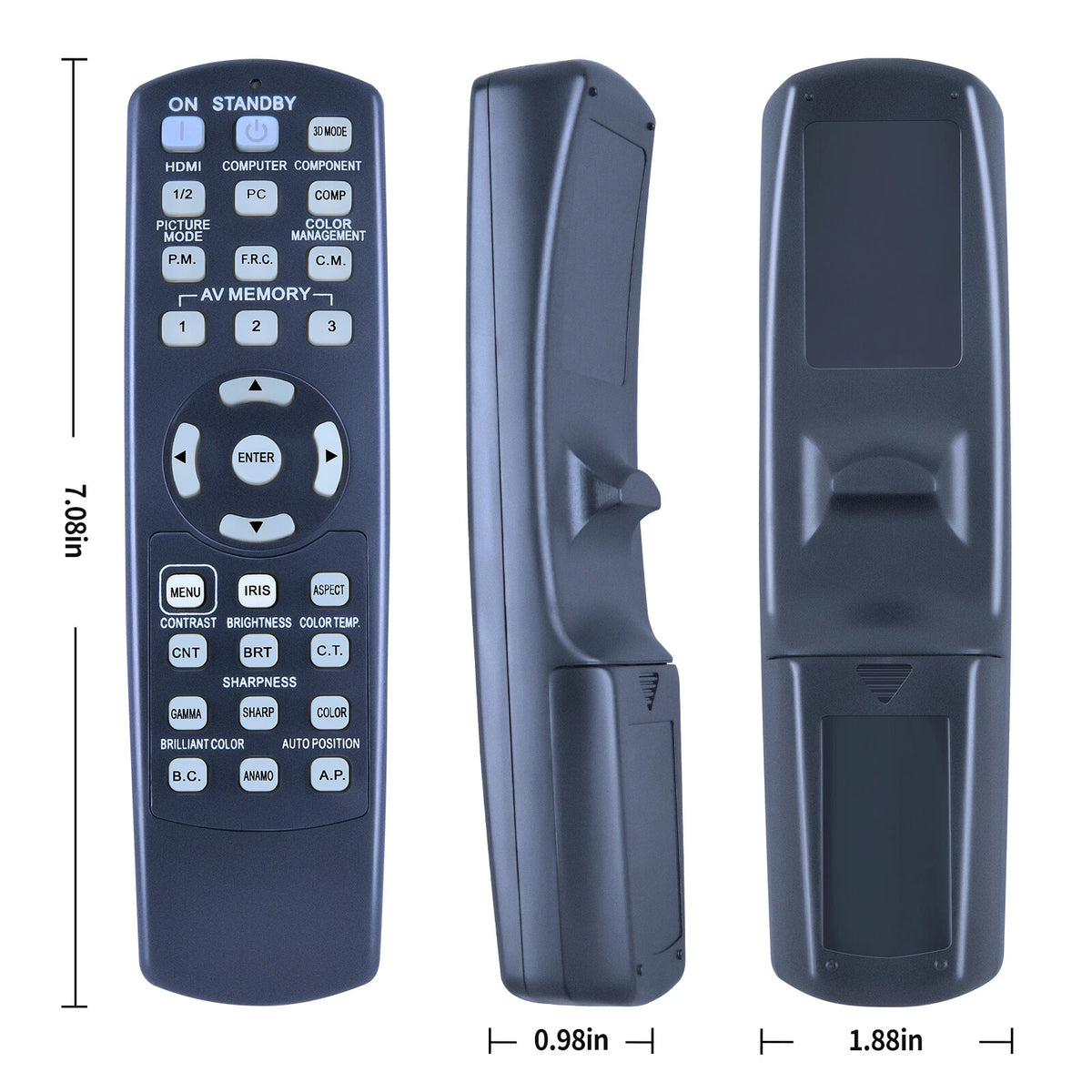 Remote Control For Mitsubishi LCD Projector HC4900 HC5000 HC5500 HC6000 HC6800