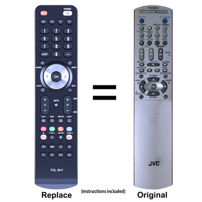 Replacement Remote Control For JVC EX-A3 RM-SEEXA3A Audio System