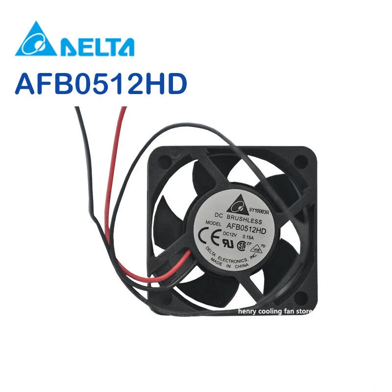 Delta AFB0512HD DC12V 0.15A 50*20MM Computer /server case cooling fan