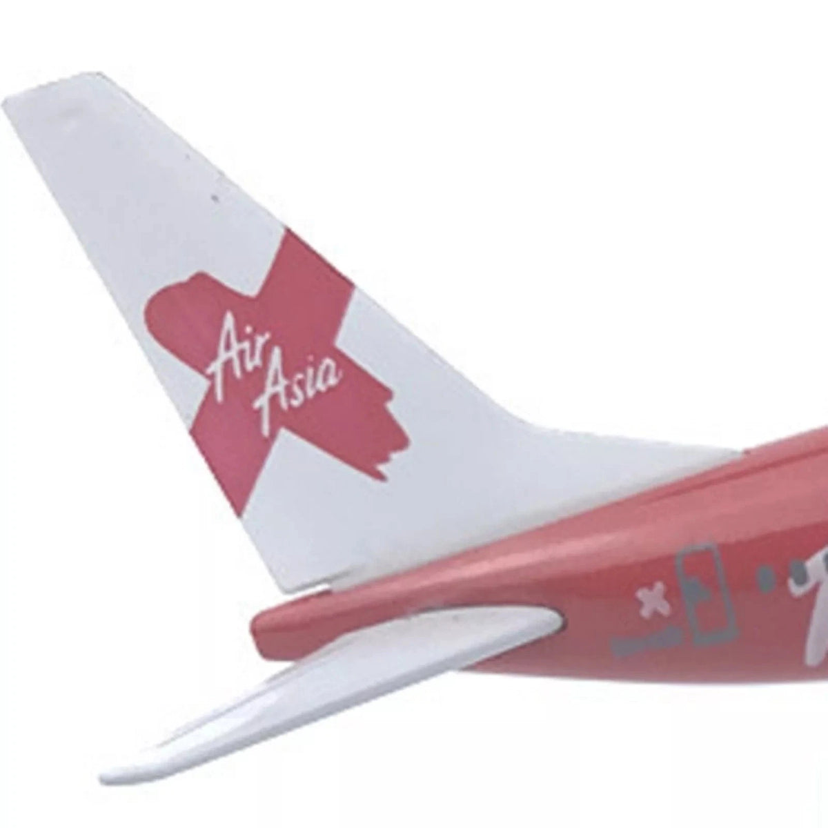 Diecast Alloy 1/400 Scale Red Air Asia Airlines B737 Aircraft Model Toy Gifts