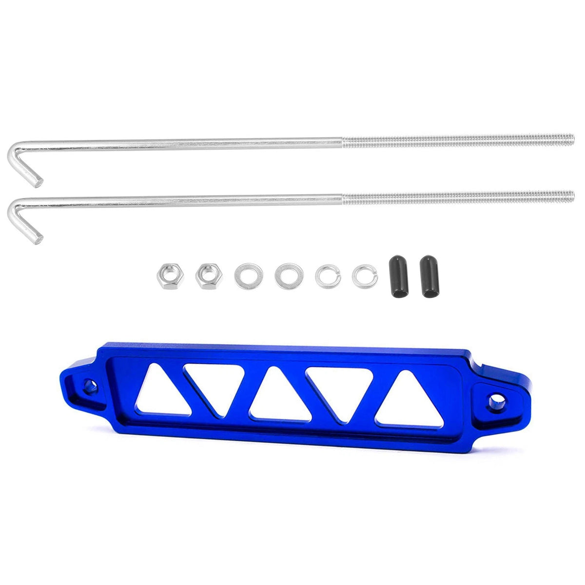 Car Battery Hold Down Tie Down Mount Bracket w/ Hook Bolt Kits Car Replacement