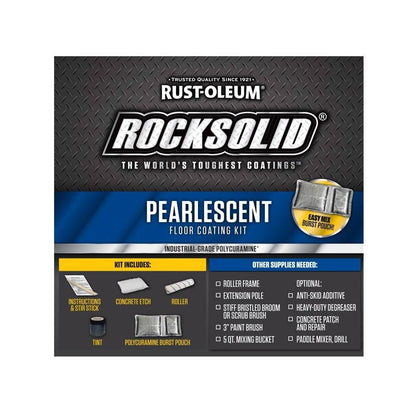 Rust-Oleum 306328 RockSolid Pearlescent 1 128 Fl Oz (Pack of 1), Smoky Blue