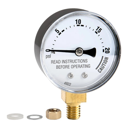 Stainless Steal Cooker Pressure Guage,Replace for Presto 85772 0, silver