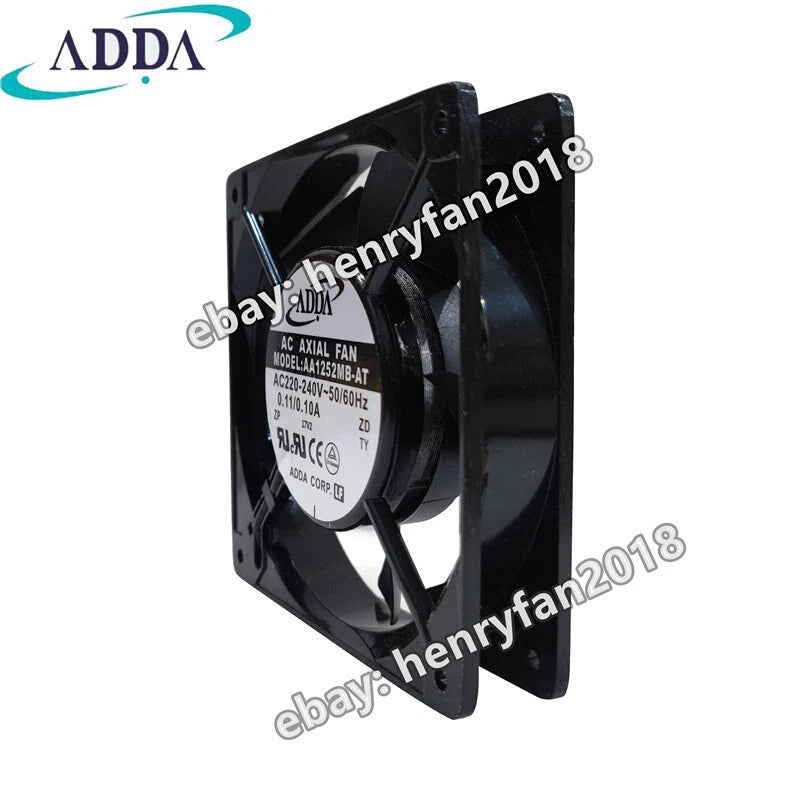 ADDA AA1252MB-AT Axial Fan AC 220-240V 0.11/0.10A 120*120*25mm Cooling Fan 2Pin