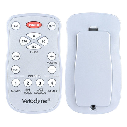 Replacement Remote Control For Velodyne SPL-800R DEQ-R EQ-MAX8 White