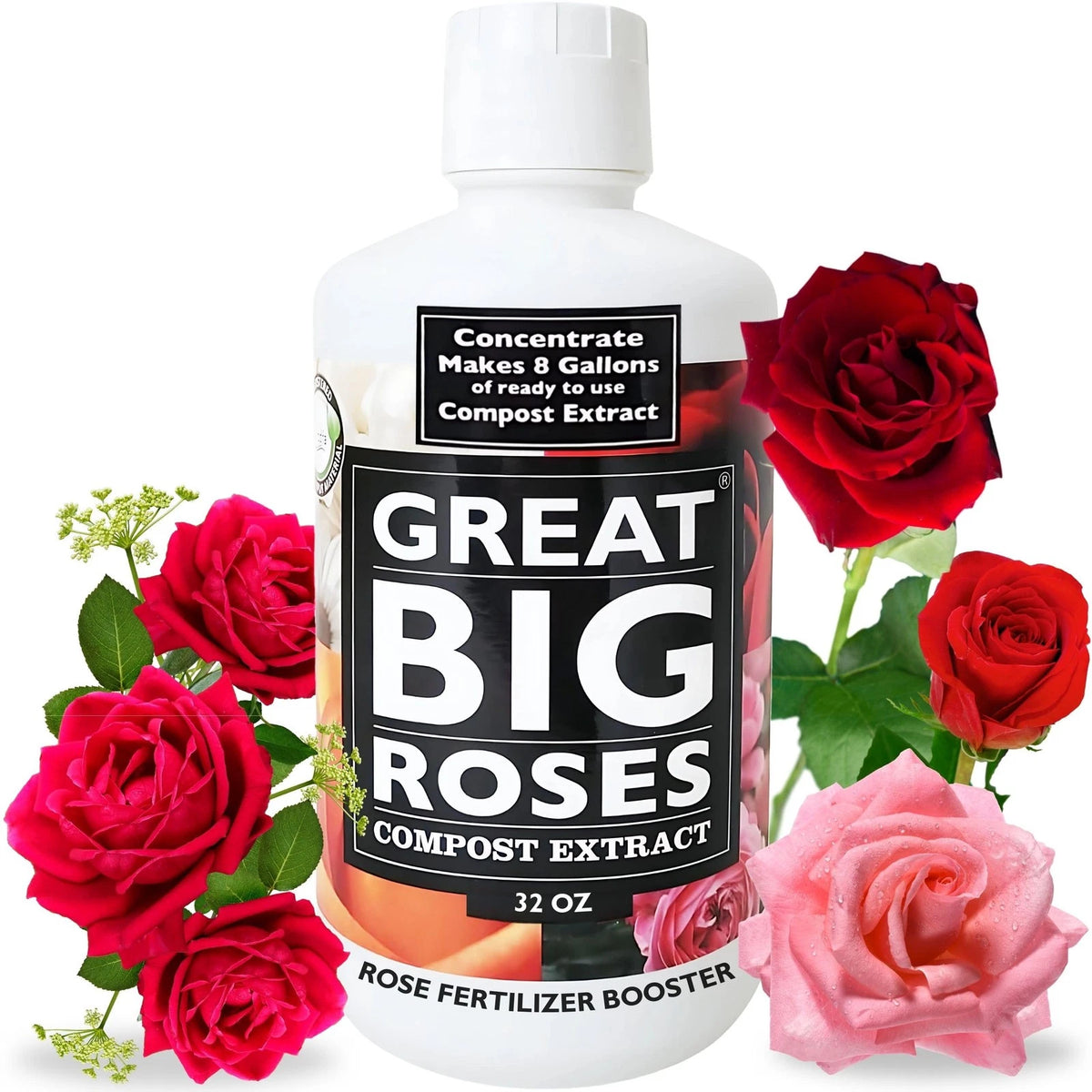 Great Big Roses – Soil and Rose Fertilizer Booster to Grow The Best 32 Ounces