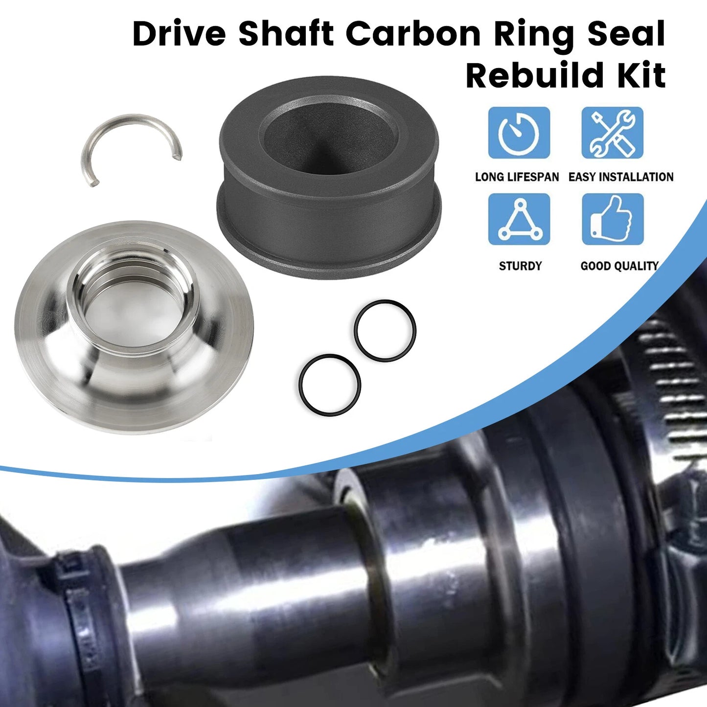 For Sea Doo Carbon Ring Seal Drive Line Rebuild Kit GTI/GTX/GTS 295501200