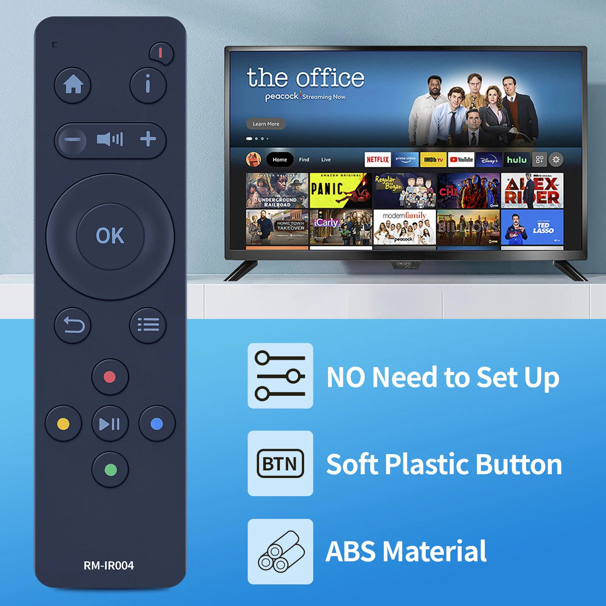RM-IR004 Replacement Remote Control For QNAP NAS TVS-882ST2 TVS-x73 TS-x53B