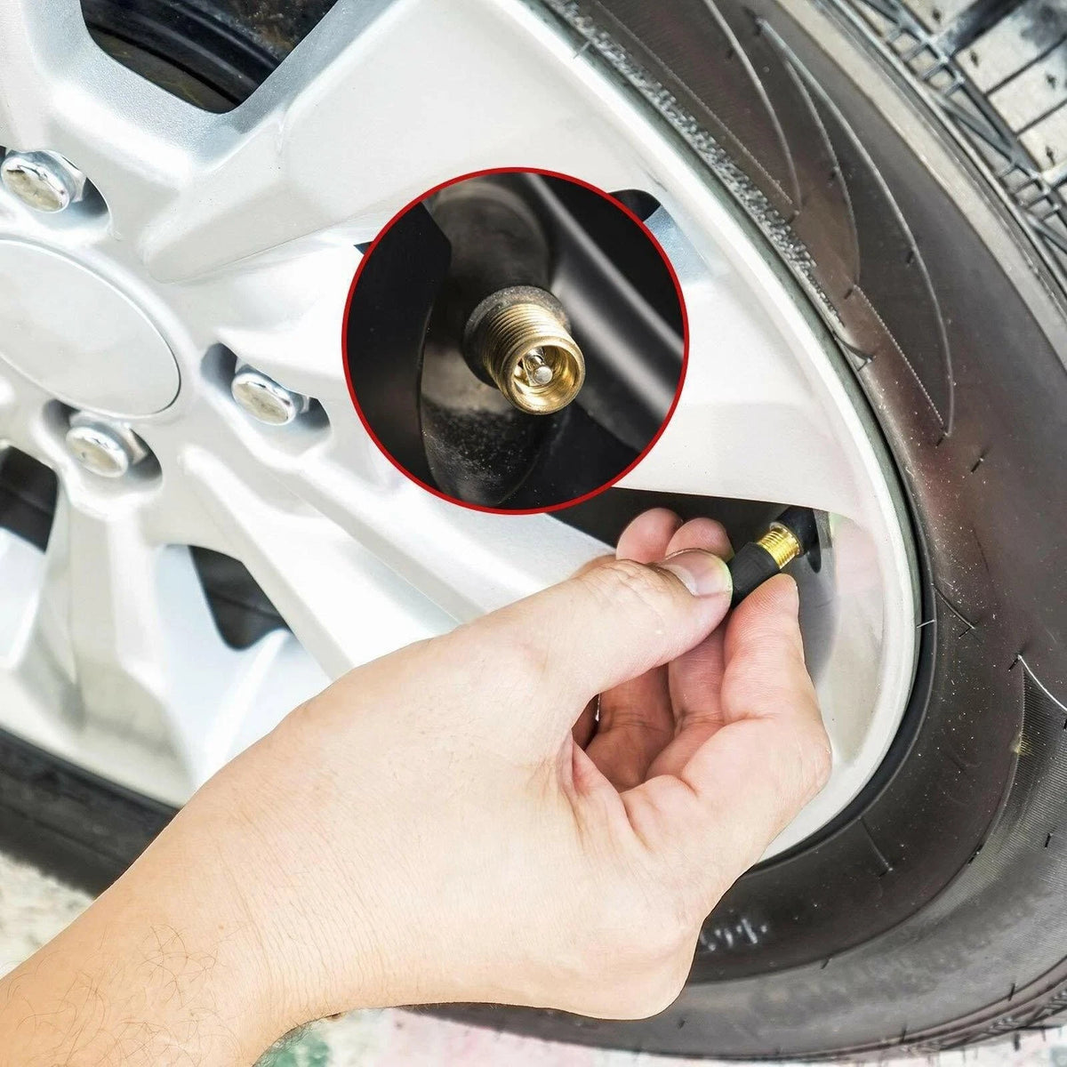 25Pcs Universal TR412 35mm Long 19mm Tyre Valve Stems For Auto Motorcycle F