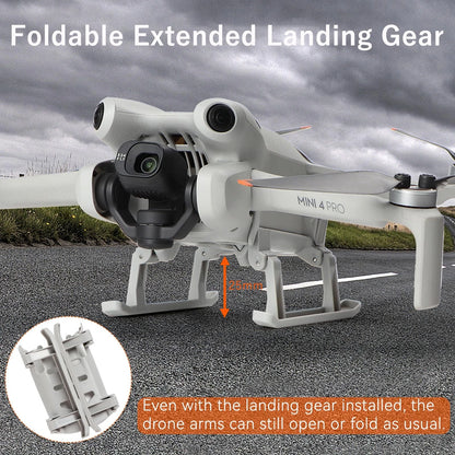 Craznick Mini 4 Pro Accessories Bundle: with Propellers Blades Guard Landing...
