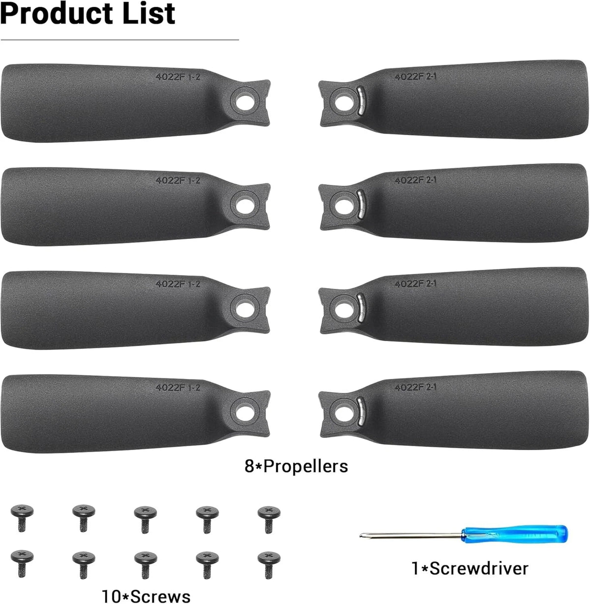 8 PCS Propellers Replacement Blades for DJI Flip, Low-Noise and...