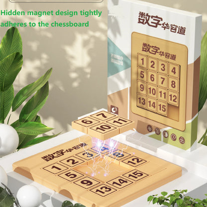4x4 Magic Cube Number Sliding Klotski Game Cube Puzzle Brain Teaser Toys d