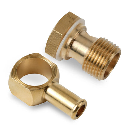 3/8" Banjo Fuel Fitting 8089 for Edelbrock Square-Bore For Carter AFB Carbs