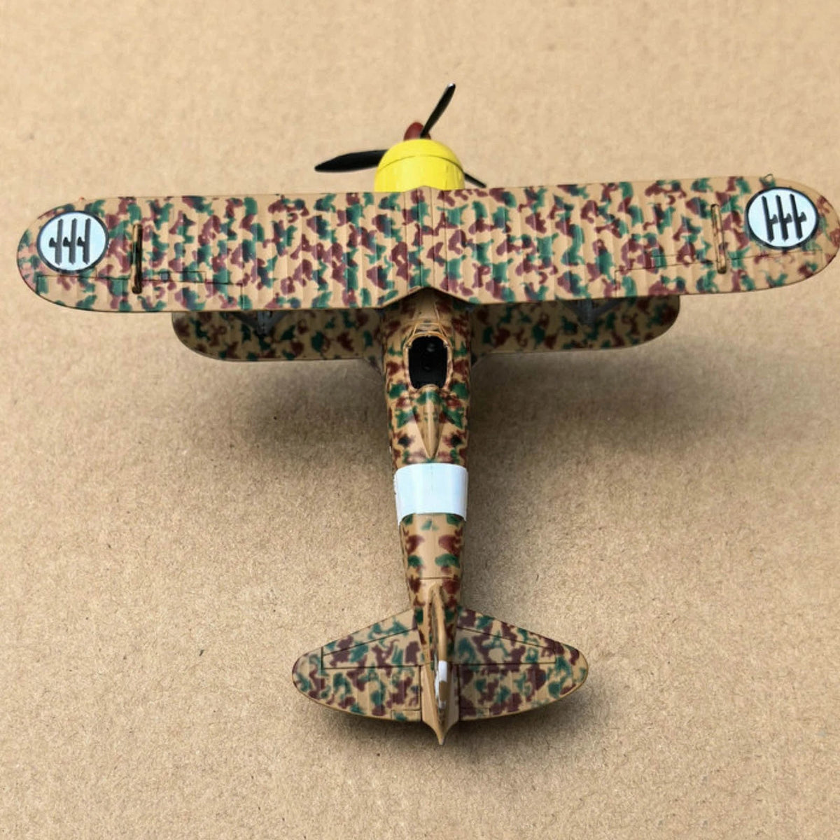 Version 11cm Diecast Alloy 1/72 Scale WWII Italian FIAT CR.42 Falco Model