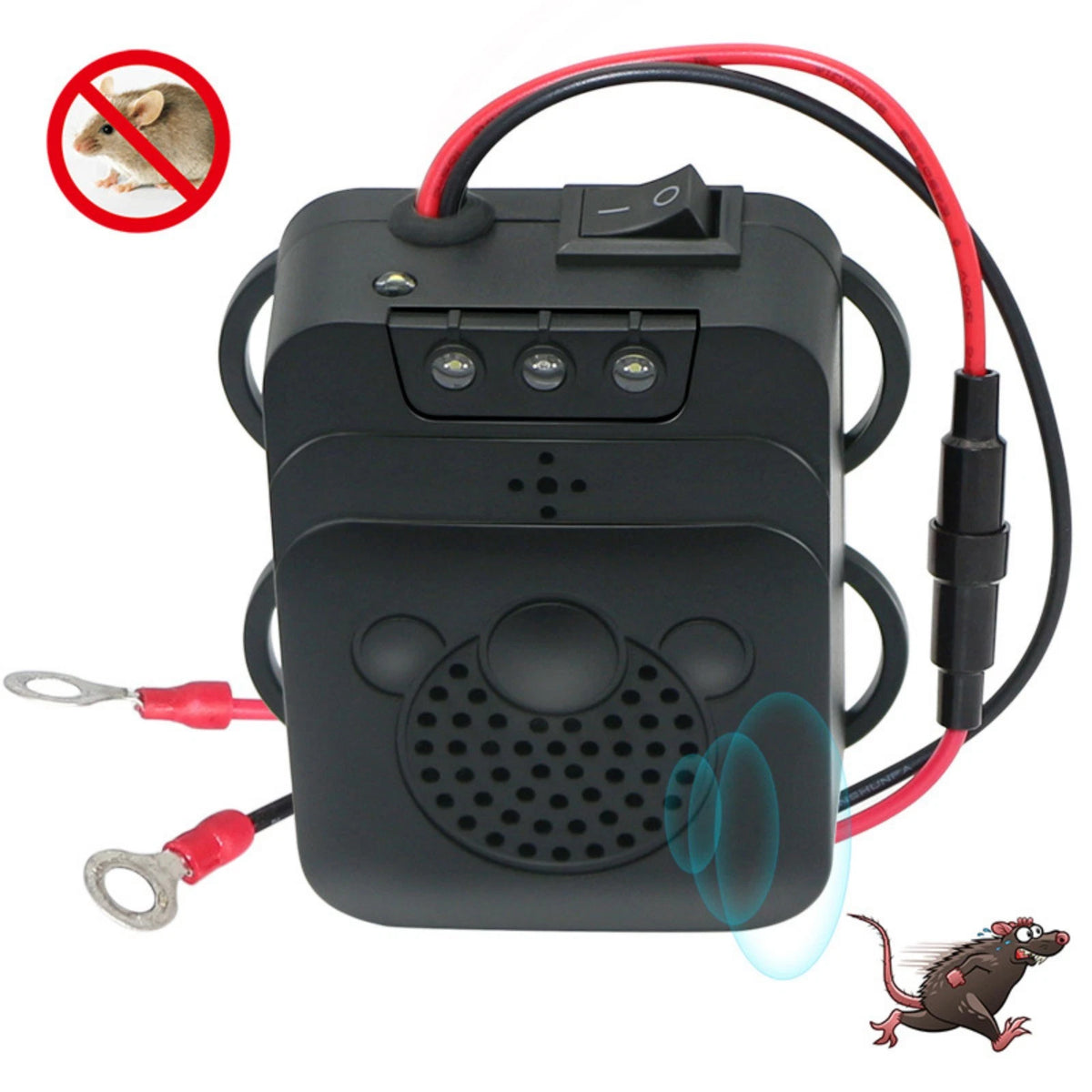 Car Engine Bay Mouse Deterrent Ultrasonic For Under Hood Rodent Pest Repeller