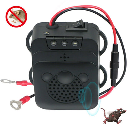Car Engine Bay Mouse Deterrent Ultrasonic For Under Hood Rodent Pest Repeller