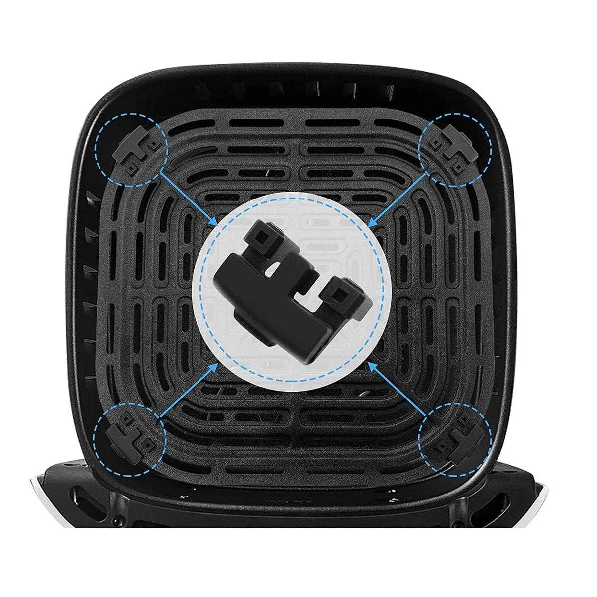 ZYAMY 4pcs Air Fryer Replacement Rubber Feet for Bella Pro Series 8QT 4QT...