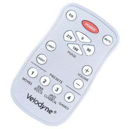 Replacement Remote Control For Velodyne SPL-800R DEQ-R EQ-MAX8 White