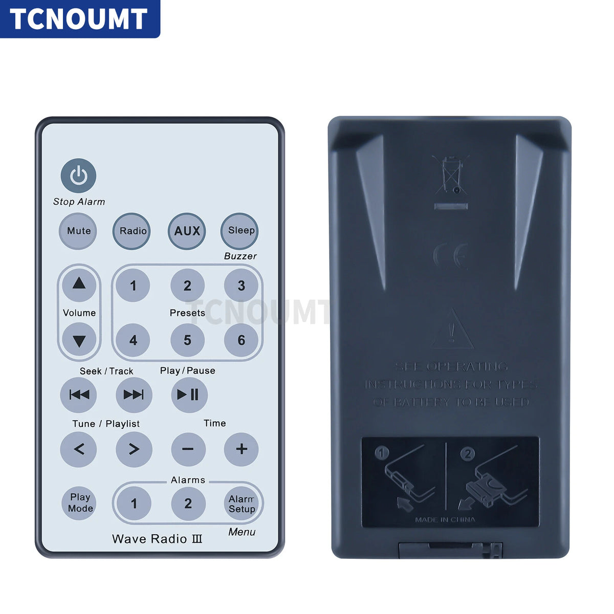 Replacement Remote Control For Bose Wave Radio III white