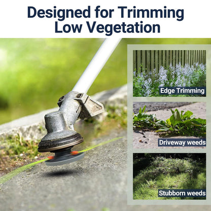 SIMUSI Universal Weed Eater Head, Easy Load String Trimmer Head Grey& Black