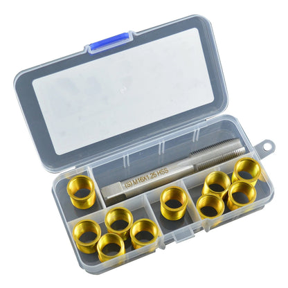 Universal Spark Plug Thread Repair Tools with Inner Inserts and Tap M14x1.25