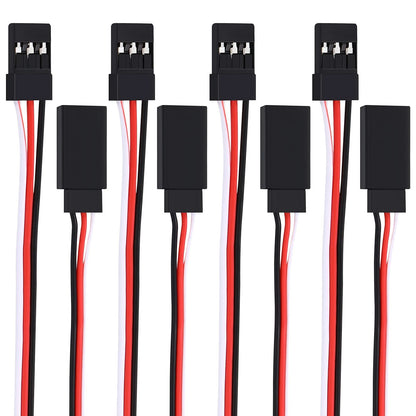 Frienda 15 Pieces 3-pin Servo Extension Cables Cord 11.8 Inch