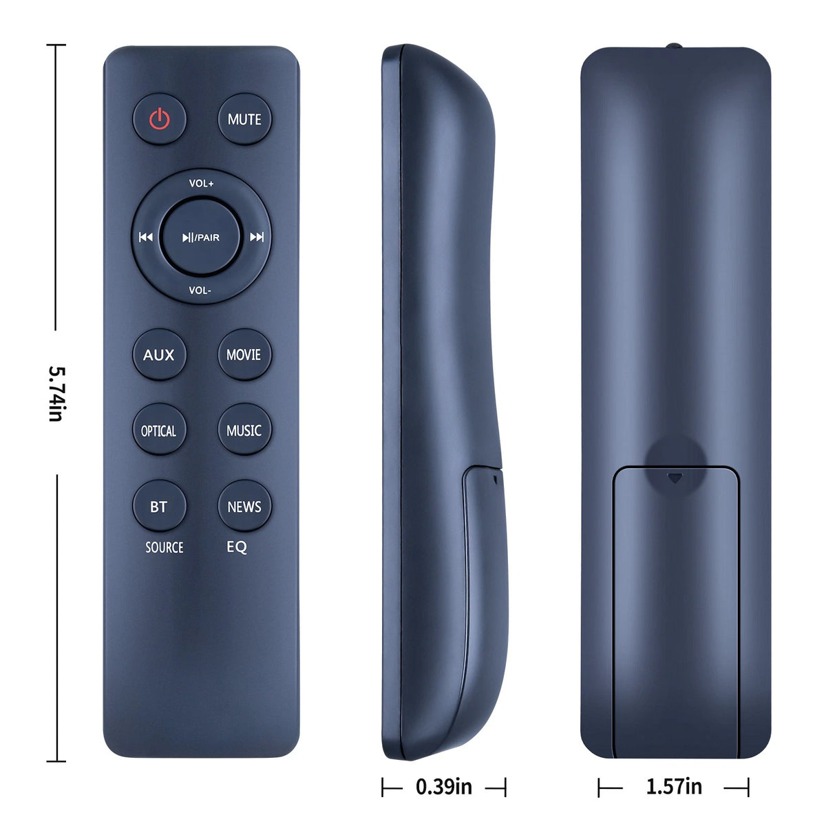 Remote Control For Nakamichi Soundbar BF21 38" 2.1 Channel Sound Bar