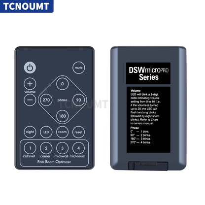 Replacement Remote Control For Polk Audio DSW PRO 660wi Wireless Subwoofer