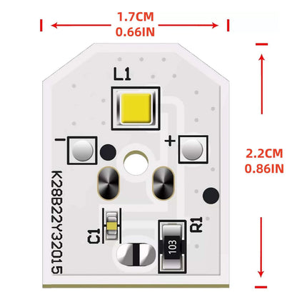 5PCS  Refrigerator LED Light Bulb Board For GE Refrigerator GFE26GGHCBB