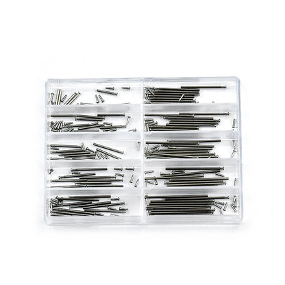 100Pcs 8-26mm Watch Band Clasp Buckle Tube Friction Pin Spring Bar 1mm Thick