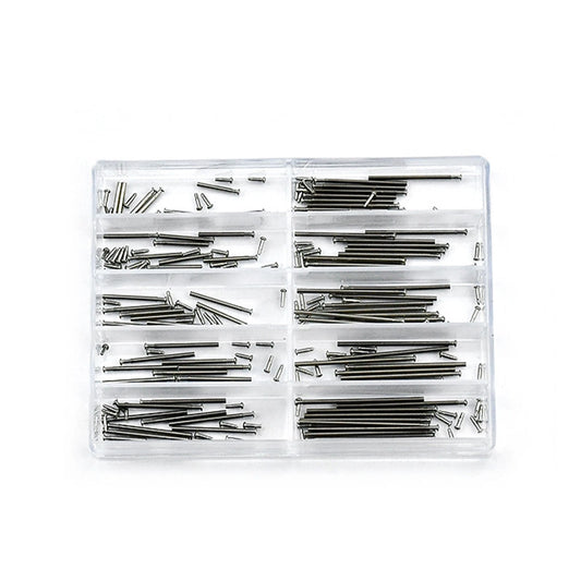 100Pcs 8-26mm Watch Band Clasp Buckle Tube Friction Pin Spring Bar 1mm Thick