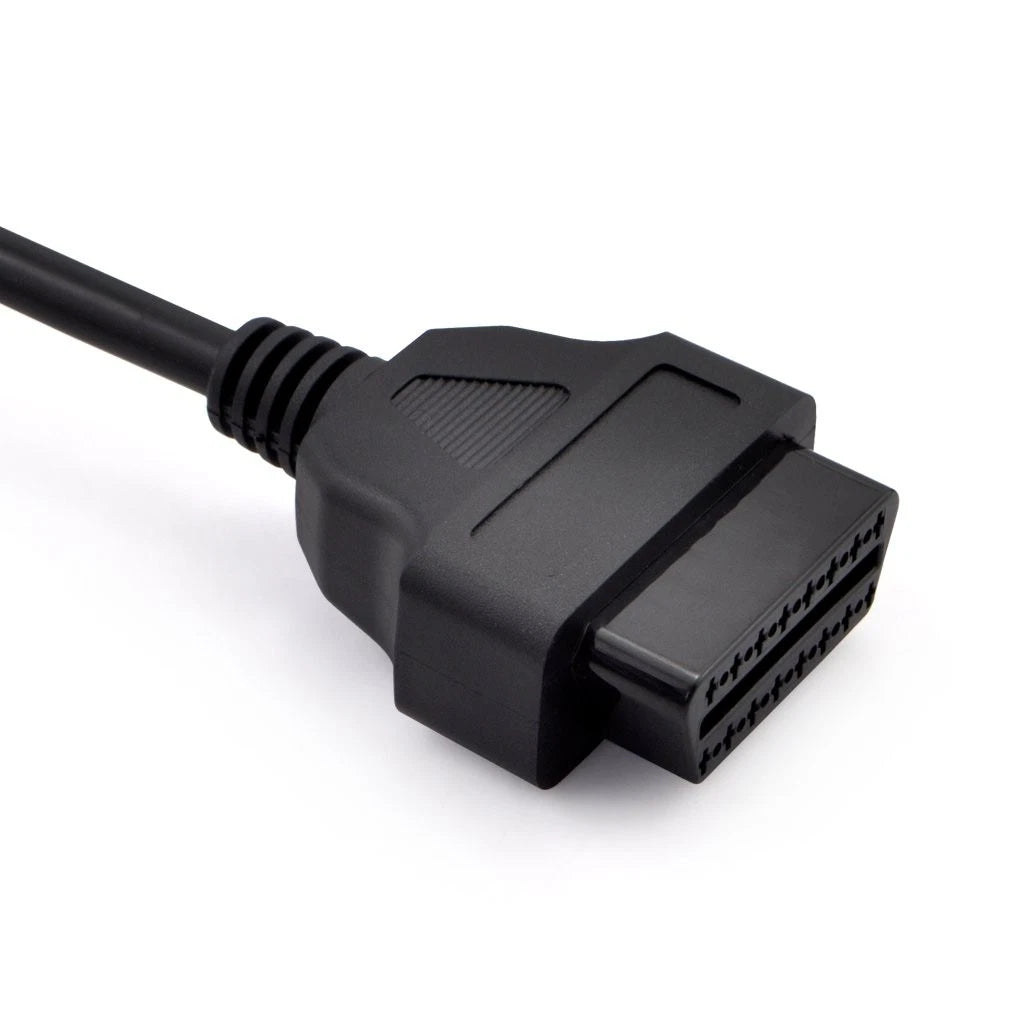 iKKEGOL 5ft 150cm 1.5M OBD-II OBD2 16 Pin Auto Car Male to Female OBD, Black
