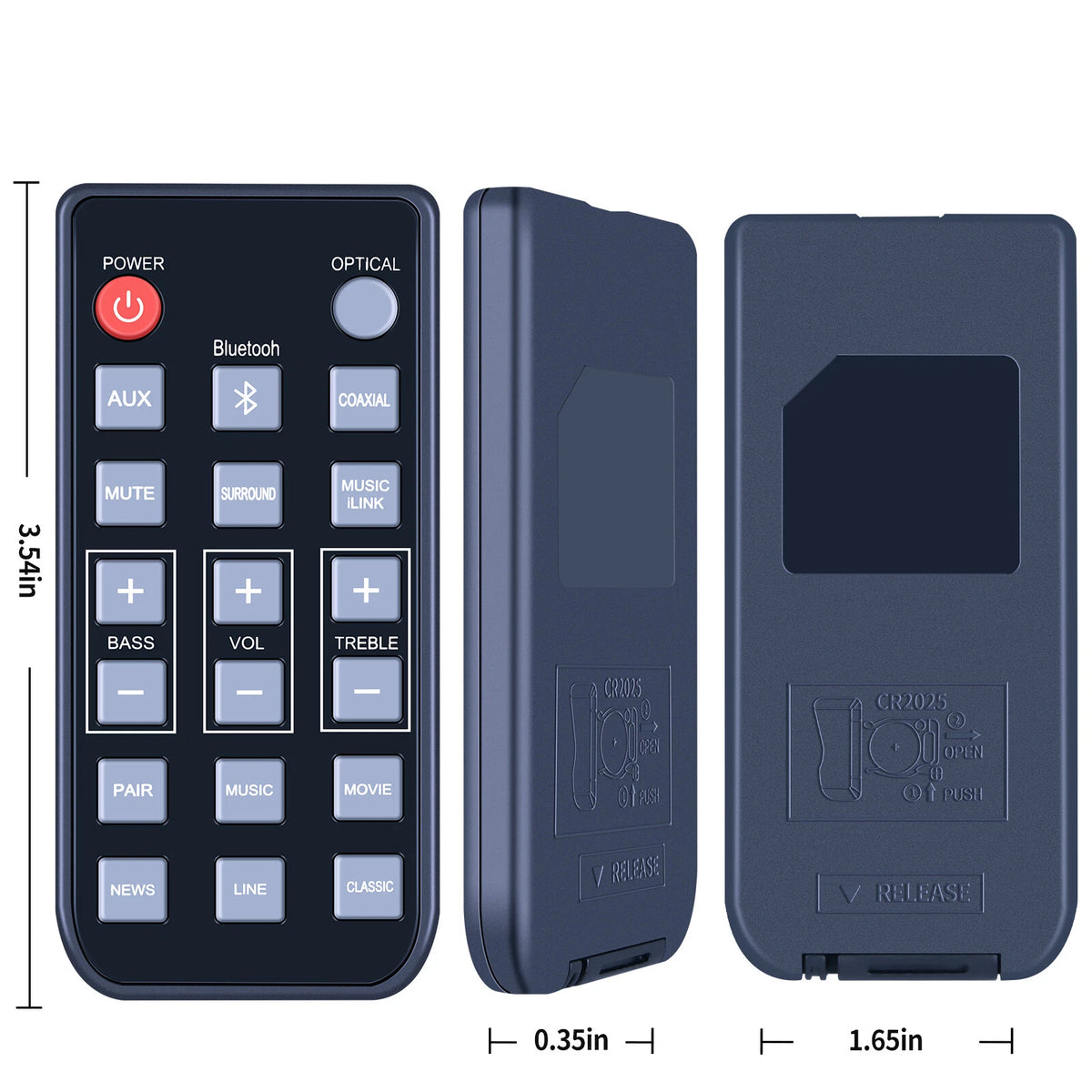 Remote Control For Philips Sound Bar CSS2123 CSS2133 CSS2133B/F7 996510050576