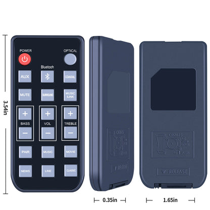 Remote Control For Philips Sound Bar CSS2123 CSS2133 CSS2133B/F7 996510050576